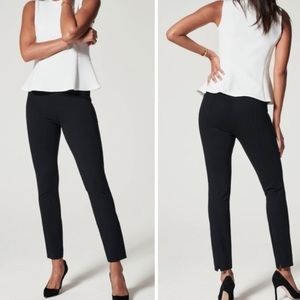 Spanx The Perfect Pant Ankle Skinny Crop Size Large Black